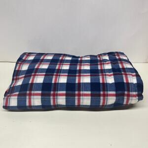 Cuddl Duds TWIN Size Flannel FITTED Sheet Plaid
